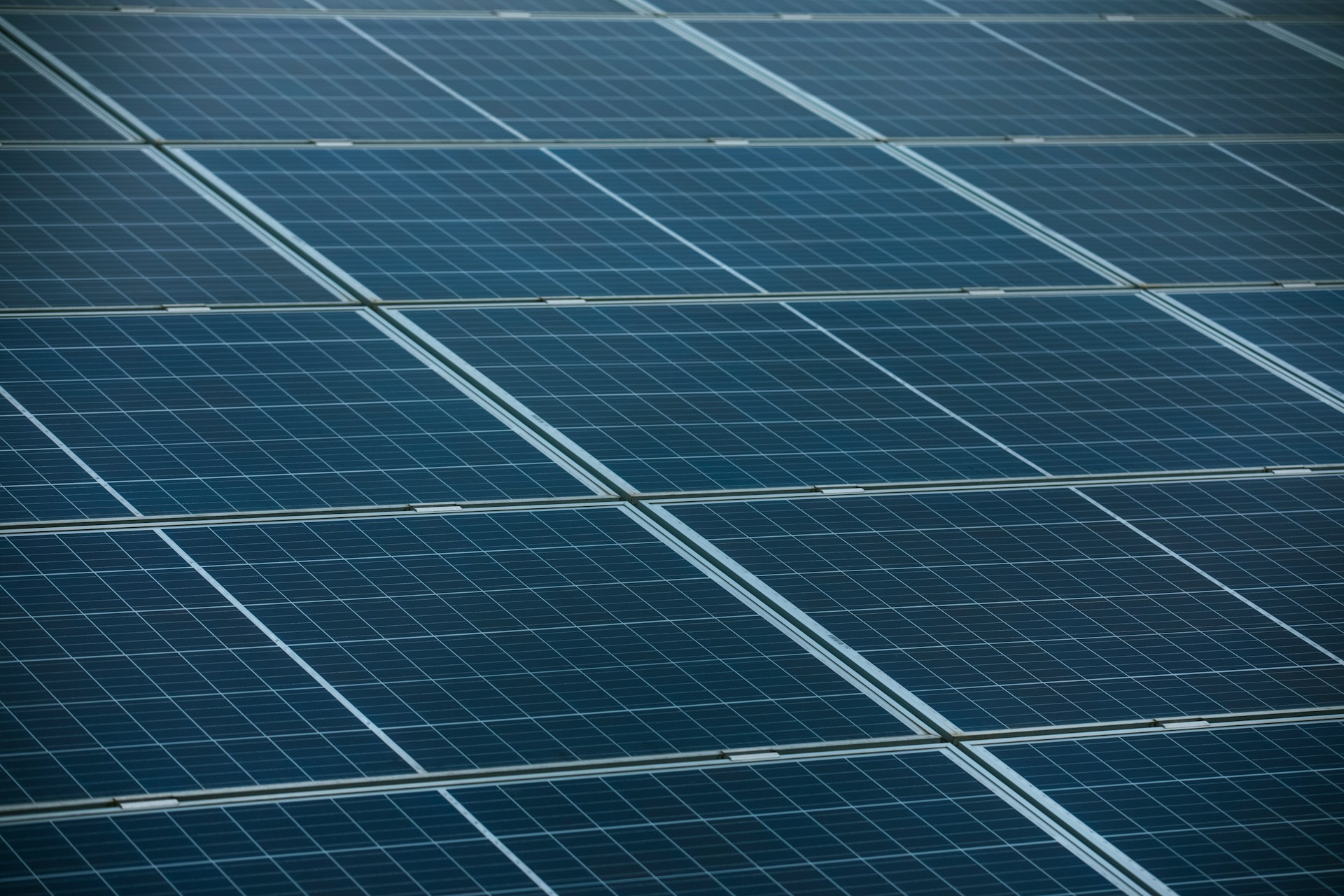 Close up of a solar panel